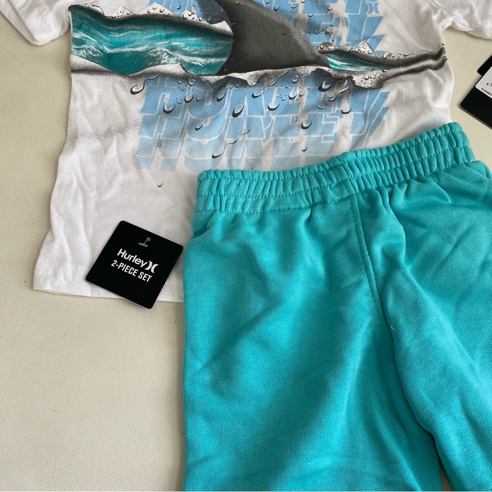 Hurley cute shark boy too shorts outfit 8001 - Picture 7 of 7